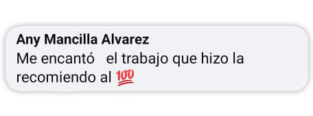 Opinion y recomendacion de Any Mancilla Alvarez sobre la calidad  personalizados de LemonLink Creaciones en Cancún y Playa del Carmen