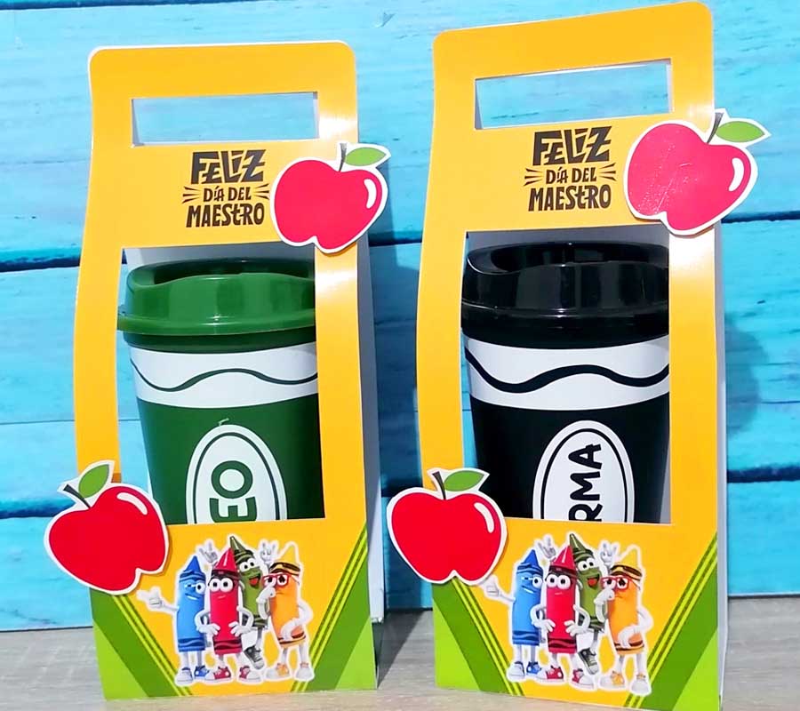 vasos personalizado - Diseño 1 para negocios en Cancún y Playa del Carmen