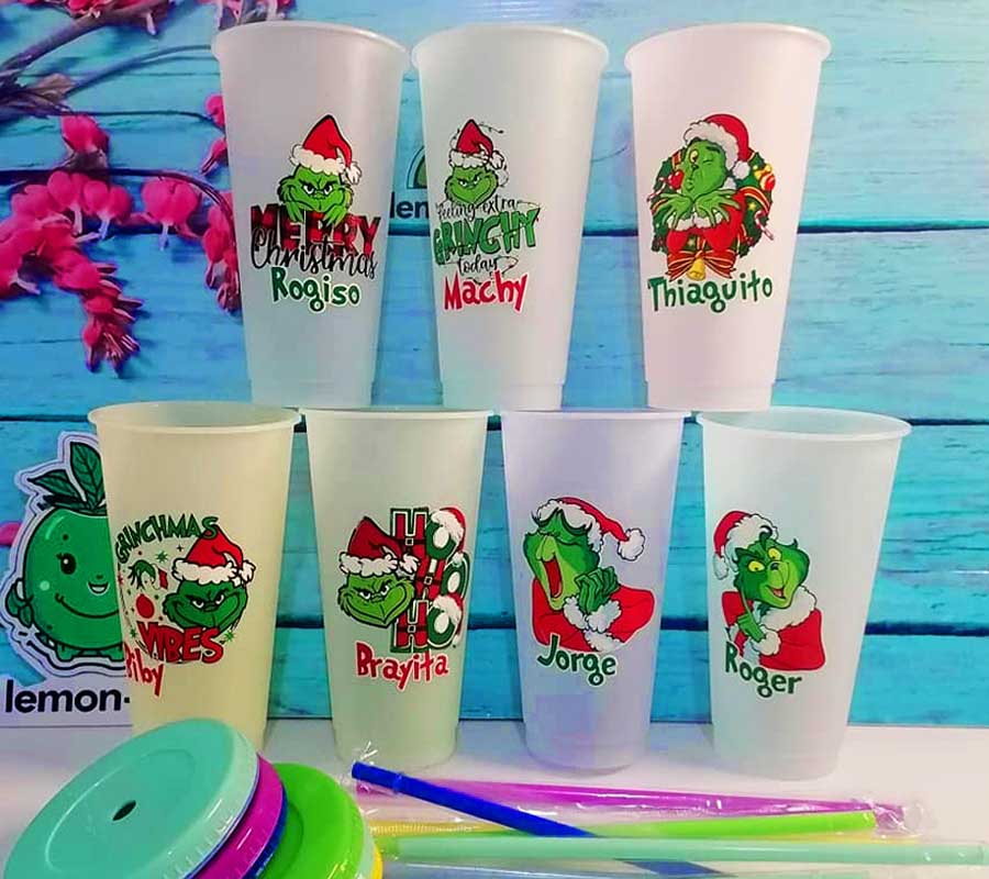 vasos personalizado - Diseño 3 para promociones en Cancún y Playa del Carmen